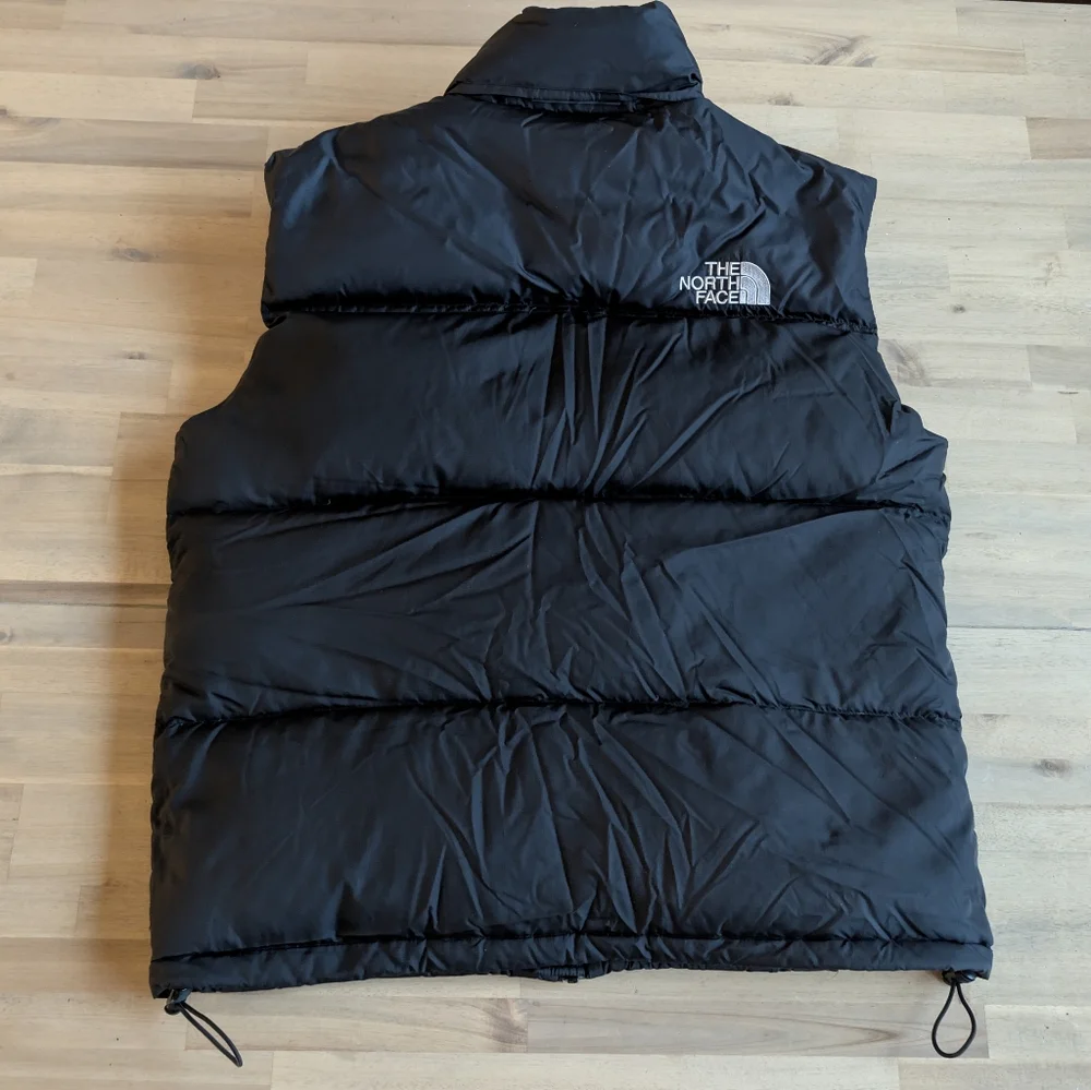 The North Face Nuptse Puffer Vest Men’s Large Vintage 700‎ Goose Down Black